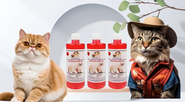 American Bobtail Cat Shampoo (500ml) (Pack of 3) Strawberry