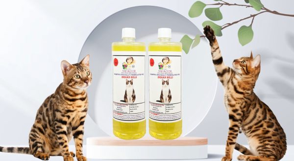Indian Billi Shampoo (1 Litre) (Pack of 2) Lemon