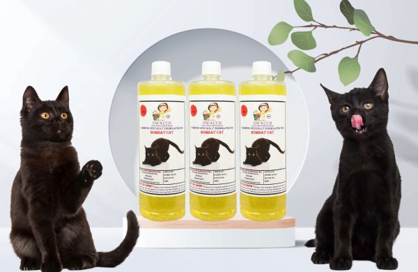 Bombay Cat Shampoo (1 Litre) (Pack of 3) Lemon