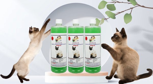 Siamese Cat Shampoo (1 Litre) (Pack of 3) Neem Alovera