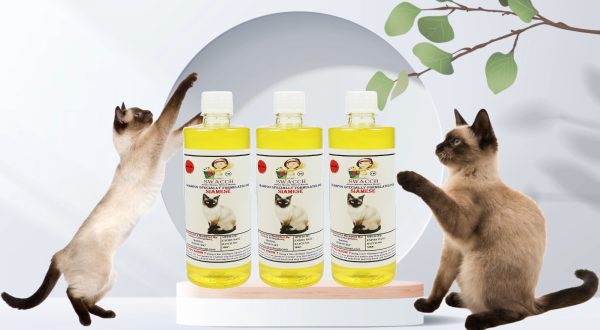 Siamese Cat Shampoo (500ml) (Pack of 3) Lemon